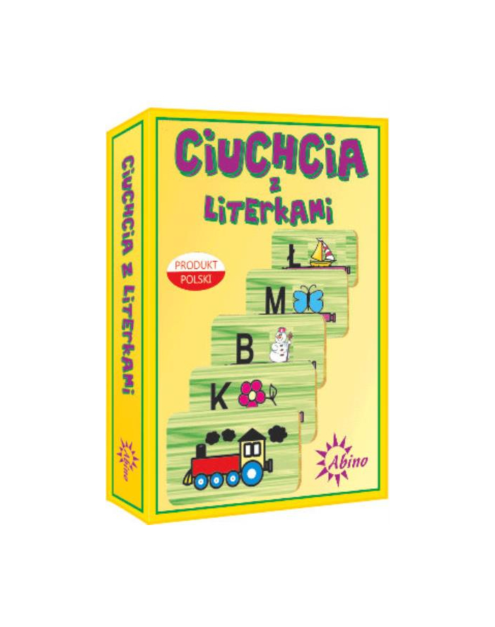 Gra Z Literkami Dla Dzieci Gra Ciuchcia z literkami ABINO 5907438272274 w NET-S.pl