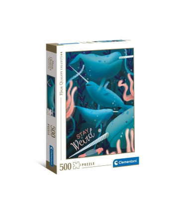 Clementoni Puzzle 500el Fantastyczne zwierzęta Narwale 35099