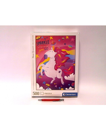 Clementoni Puzzle 500el Fantastyczne zwierzęta Unicorn Jednorożec 35100
