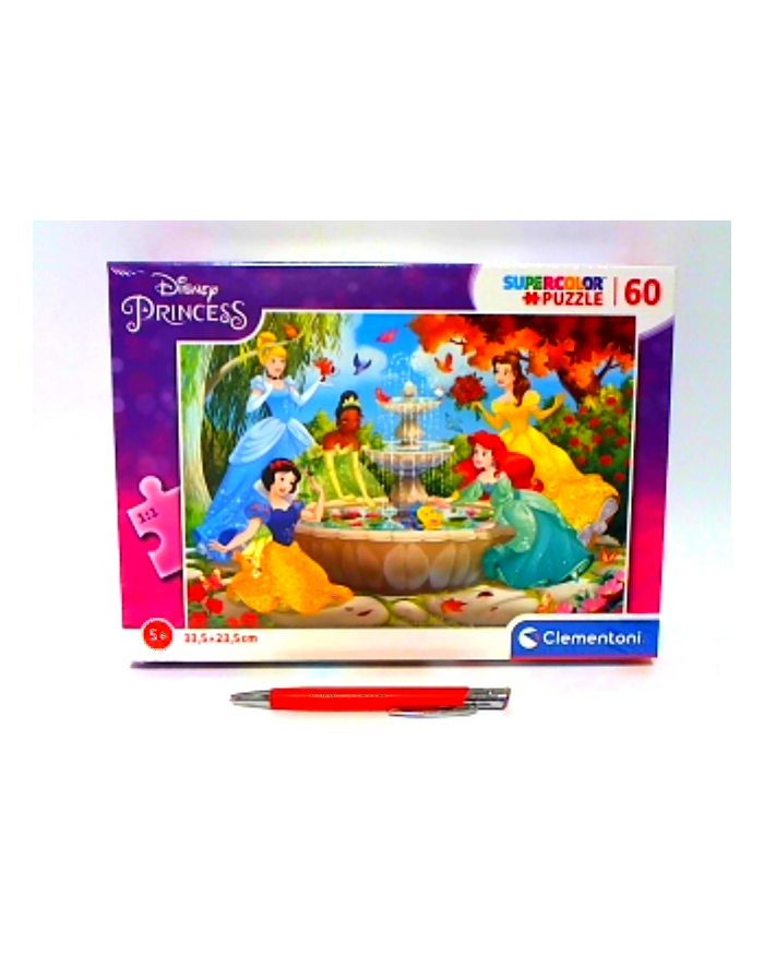 Clementoni Puzzle 60el Disney Princess. Księżniczki przy fontannie 26064 główny