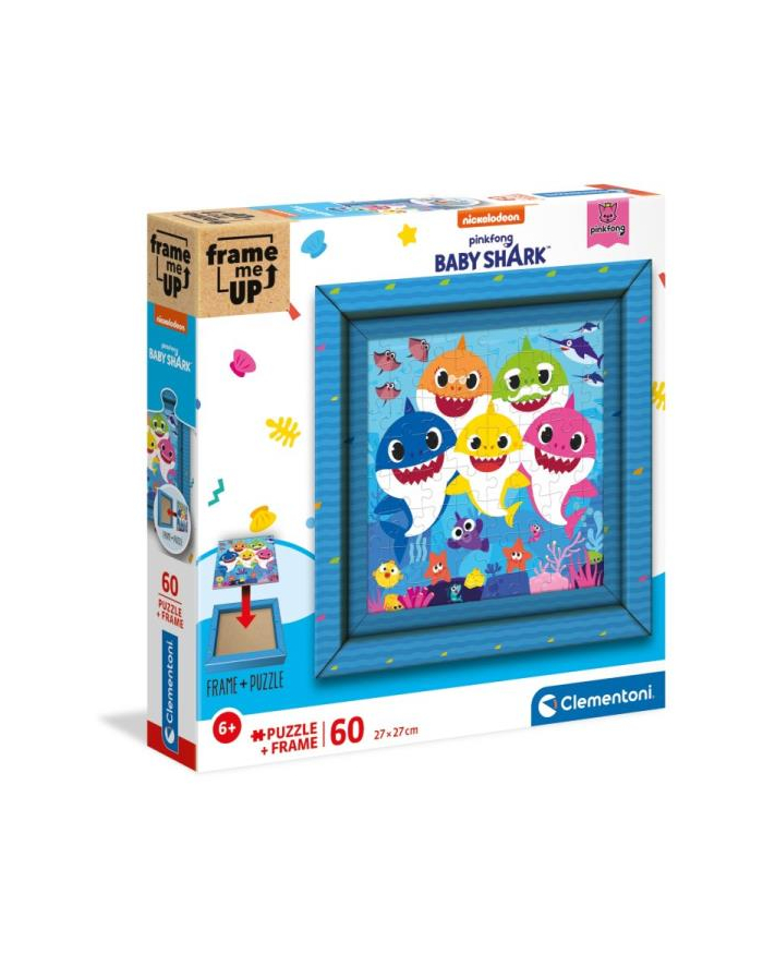 Clementoni Puzzle 60el Frame me up Baby Shark 38807 główny