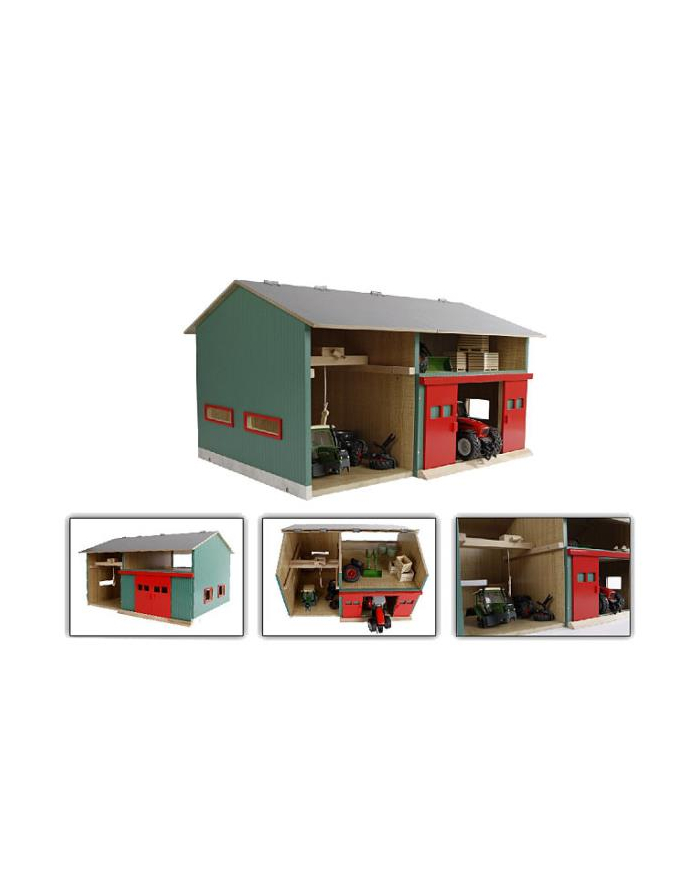 hipo Warsztat garaż z drzwiami 41x54x32cm 1:32 główny