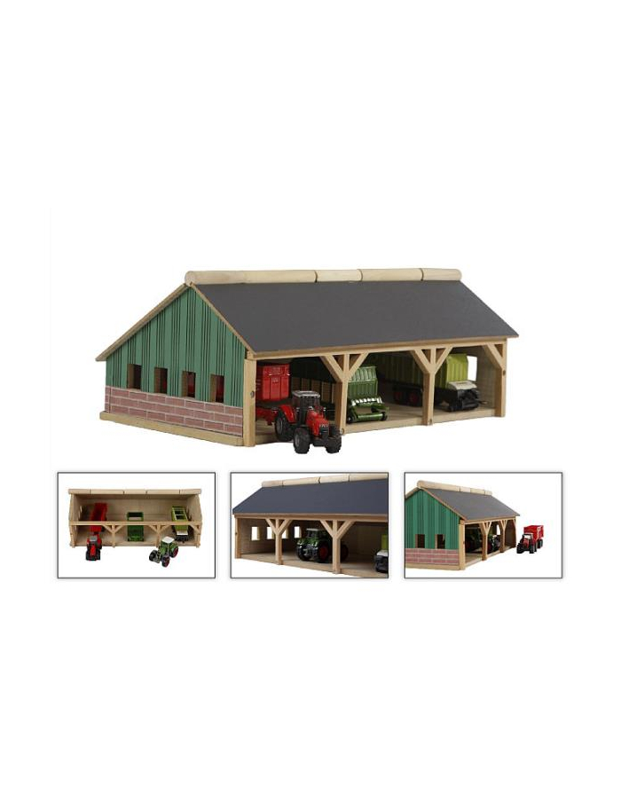 hipo Garaż dla trzech traktorów 30x17x21cm 1:87 główny