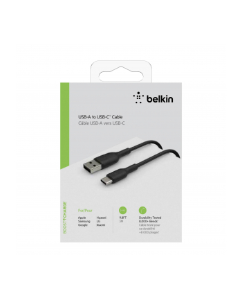 belkin Kabel USB-A - USB-C 3m czarny