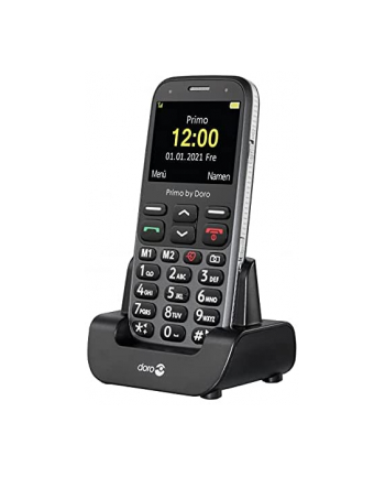 Doro Primo 368, Telefon komórkowy z dużymi przyciskami, graphit