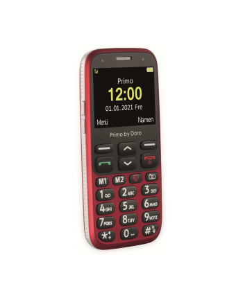 Doro Primo 368, Telefon komórkowy z dużymi przyciskami, rot