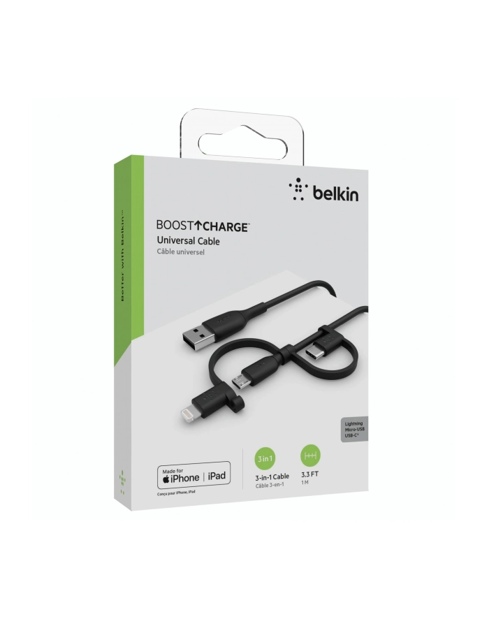 belkin Kabel/Adapter Universal Cable Lightning/Micro/USB-C główny