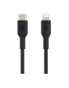 belkin Kabel PVC USB-C to Lightning 1m Black - nr 25