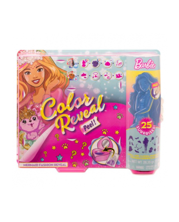Lalka Barbie Kolorowa Niespodzianka Fantazja Syrenka GXV93 MATTEL
