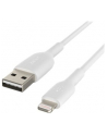belkin Kabel PVC USB-A to Lightning 15cm White - nr 17