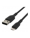 belkin PVC USB-A to Lig htning 2m Black - nr 20