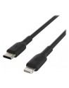belkin Kabel PVC USB-C to Lightning 1m Black - nr 12