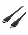belkin Kabel PVC USB-C to Lightning 1m Black - nr 23