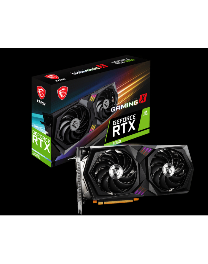 msi Karta graficzna GeForce RTX 3060 GAMING X 12GB GDDR6 192bit 3DP/HDMI główny