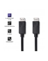 qoltec Kabel DisplayPort v1.2 męski | DisplayPort v1.2 męski | 4K |3m - nr 2