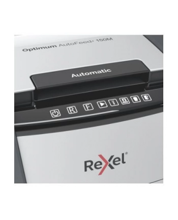 rexel Niszczarka Optimum AutoFeed+ 150M/150kartek/P-5/kosz 44l