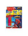 patio Kredki ołówkowe trójkątne JUMBO 12 sztuk 13 kolorów + temperówka Colorino Kids Spiderman - nr 1
