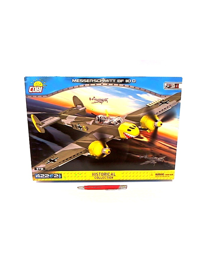 COBI 5716 Historical Collection WWII Messerschmitt BF 110 D 422 klocki główny