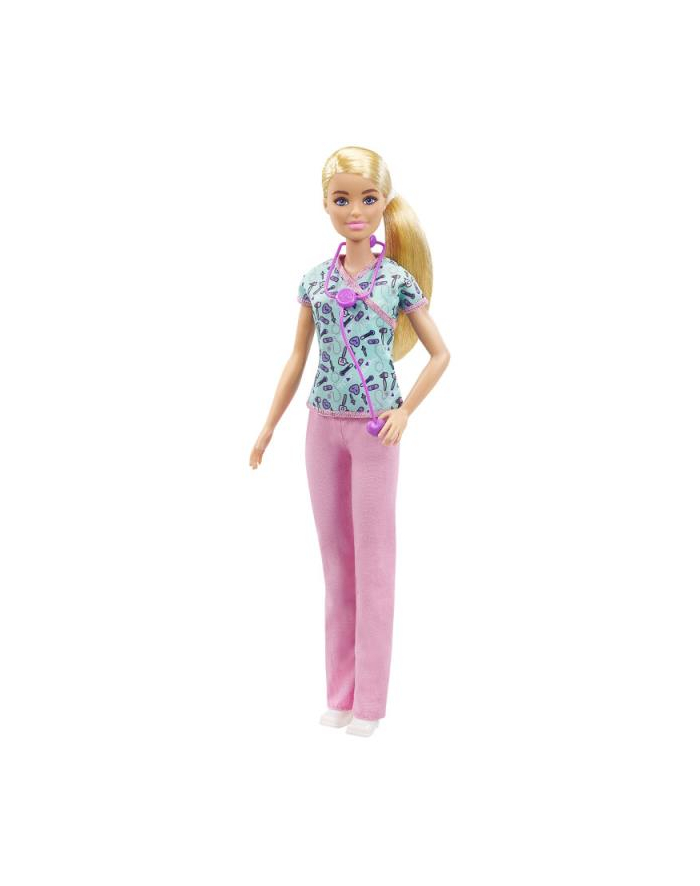 Lalka Barbie Kariera Pielęgniarka GTW39 DVF50 MATTEL główny