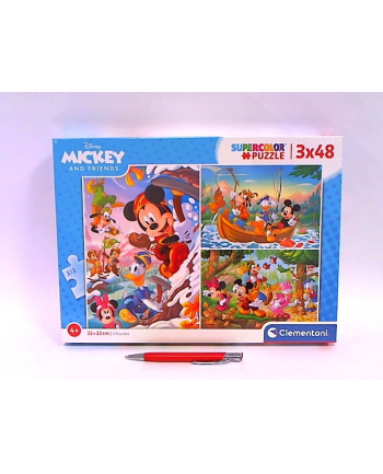 Clementoni Puzzle 3x48el Mickey i Przyjaciele 25266