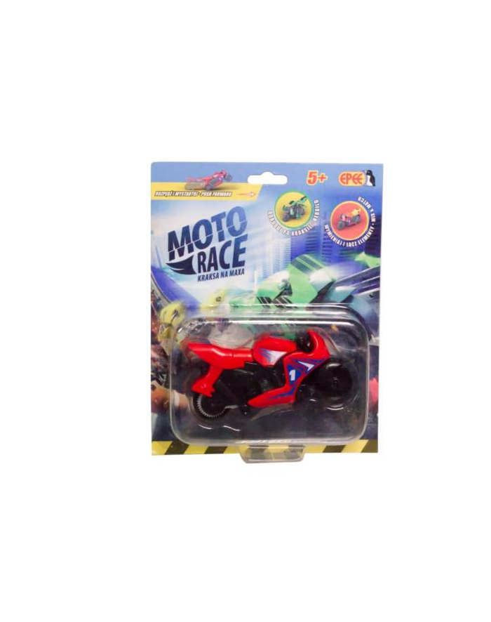 epee EP Moto Race - Kraksa na maxa motorek 8,5cm na blistrze, 6 kolorów 04112 główny