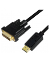 logilink Kabel DisplayPort 1.2 do DVI 3m Czarny - nr 13