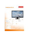 lenovo Monitor 21.5 ThinkVision  E22-28 WLED LCD 62BAMAT4(wersja europejska) - nr 2