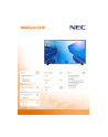NEC MultiSync E438 43 cale UHD 350cd/m2 16/7 - nr 2