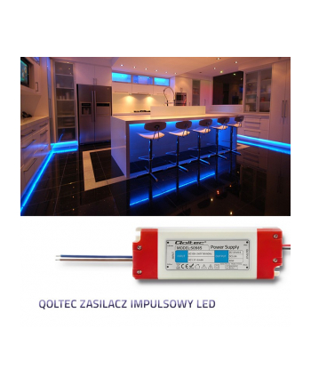 qoltec Zasilacz impulsowy LED IP20 | 60W | 12V | 5A