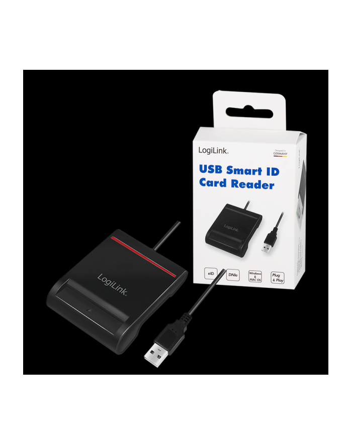 logilink Inteligentny czytnik kart, USB2.0 główny