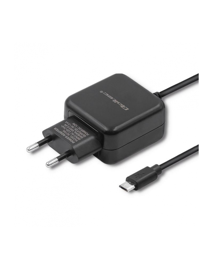 qoltec Ładowarka sieciowa 5V | 2.4A | 12W | Micro USB | Czarna główny