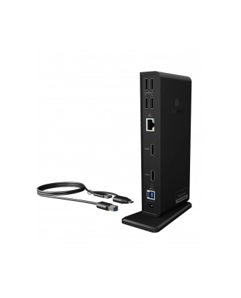 icybox Stacja dokująca IB-DK2251AC do Notebooka DisplayLink, 2 x HDMI