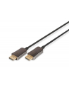 assmann electronic ASSMANN DisplayPort AOC Hybrid-fiber connection cable M/M 10m UHD 8K60Hz CE gold bl - nr 1