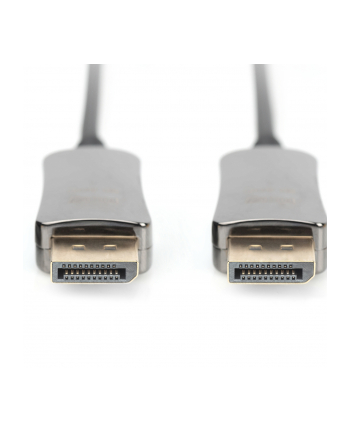 assmann electronic ASSMANN DisplayPort AOC Hybrid-fiber connection cable M/M 10m UHD 8K60Hz CE gold bl