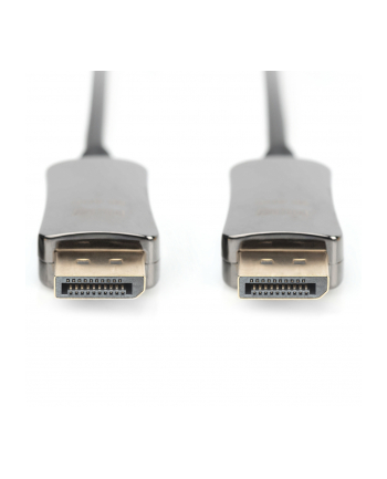 assmann electronic ASSMANN DisplayPort AOC Hybrid-fiber connection cable M/M 15m UHD 8K60Hz CE gold bl