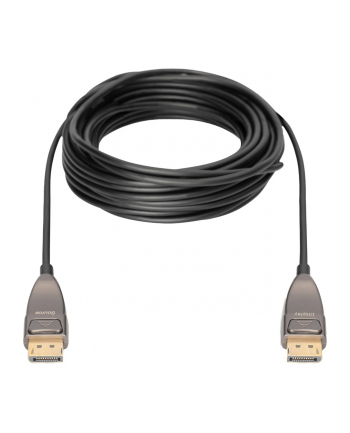 assmann electronic ASSMANN DisplayPort AOC Hybrid-fiber connection cable M/M 30m UHD 8K60Hz CE gold bl
