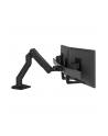 ERGOTRON HX Dual Monitor Arm in Kolor: CZARNY table mount for monitors up to 7.9kg - nr 9