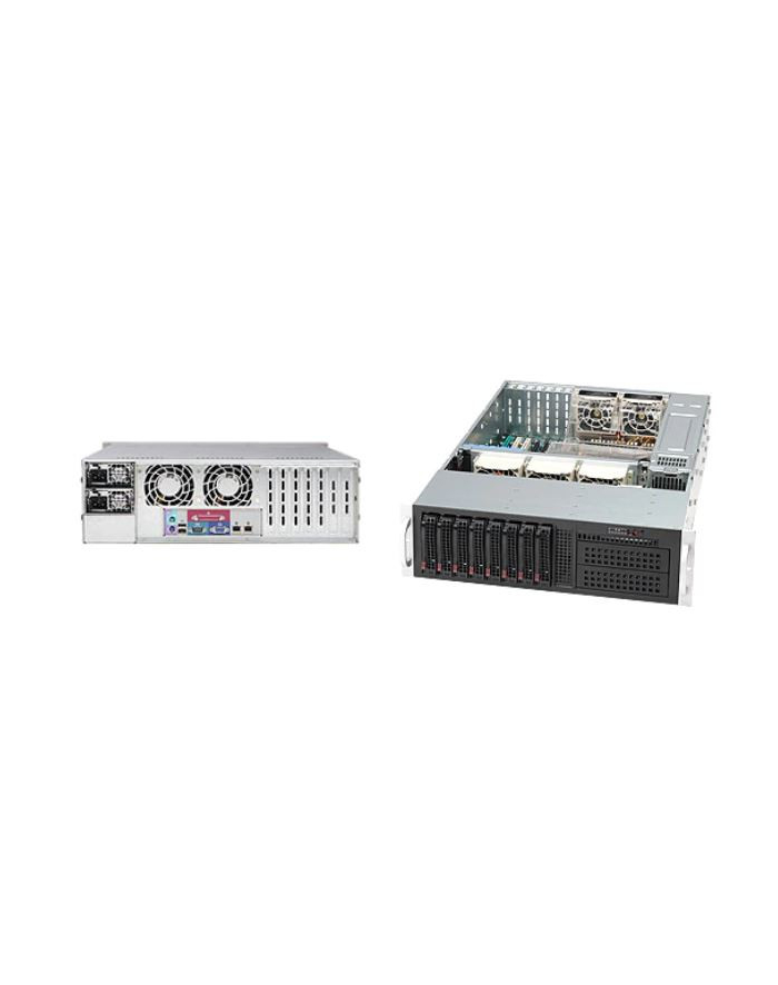 super micro computer SUPERMICRO Chassis Black 3U 835 chassis w/ Redundant SQ 920W PWS RoHS główny