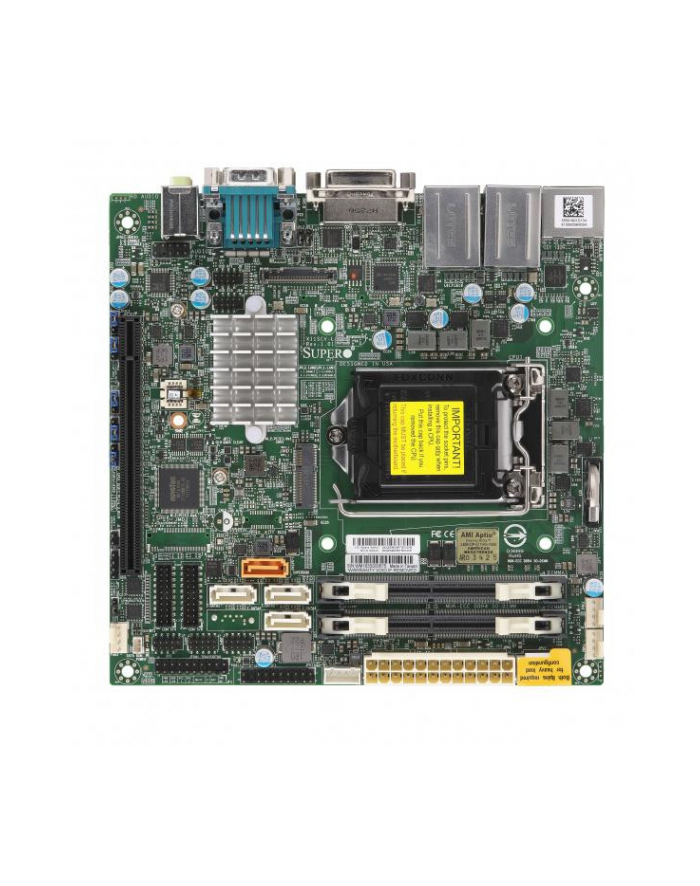 super micro computer SUPERMICRO Motherboard X11SCV-L LGA 1151 DDR4 Mini ATX główny