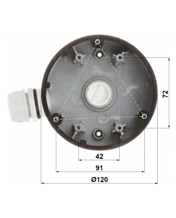 Puszka Hikvision DS-1280ZJ-DM46