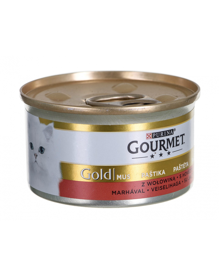 purina nestle GOURMET GOLD - mus z wołowiną 85g główny
