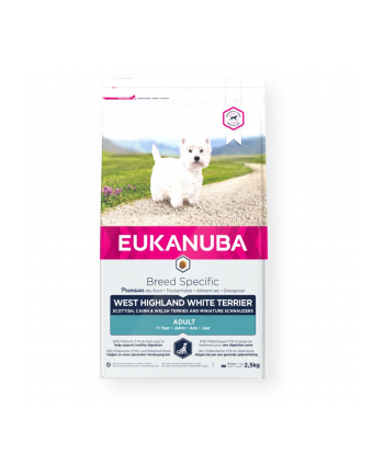 (wersja europejska)KANUBA Adult West White Terrier 2 5kg