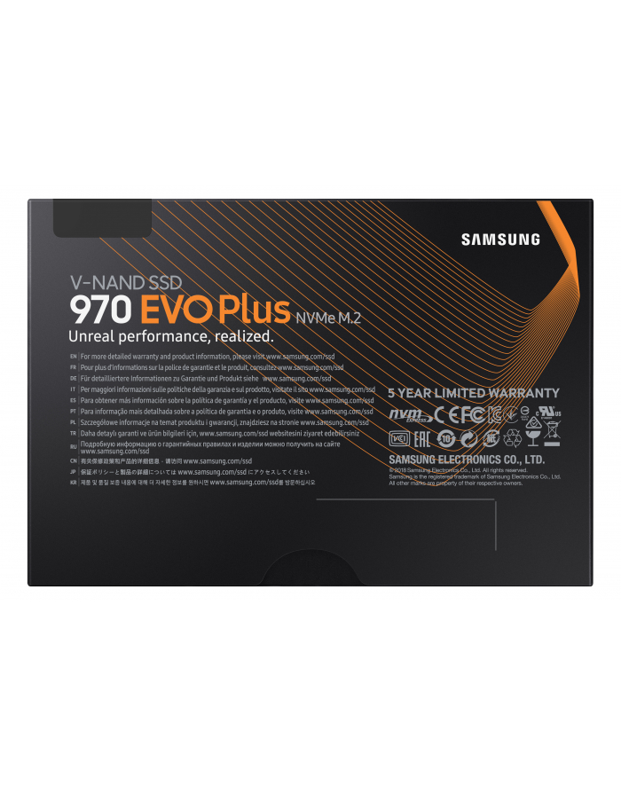 Dysk SSD Samsung 970 EVO Plus MZ-V7S500BW 500GB (M.2; PCIe NVMe 3.0 x4) główny