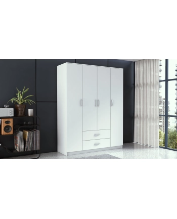 top e shop SZAFA ROMANA 160X205 BIAŁA BEZ LUSTRA