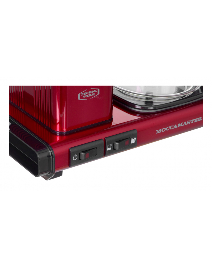 Moccamaster KBG Select metallic red ekspres przelew główny
