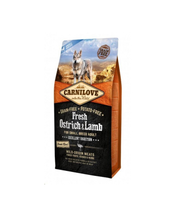 brit CARNILOVE  OSTRICH ' LAMB FOR SMALL BREED ADULT 6KG