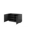 cama meble Komoda 2D REJA grafit połysk/ grafit połysk - nr 12