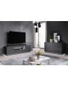 cama meble Komoda 2D REJA grafit połysk/ grafit połysk - nr 16