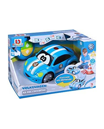 pulio Bburago junior 92007 Auto na podczerwień VW Beetle niebieski