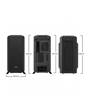 be quiet! Silent Base 802 Window Black Midi Tower, Tower casing